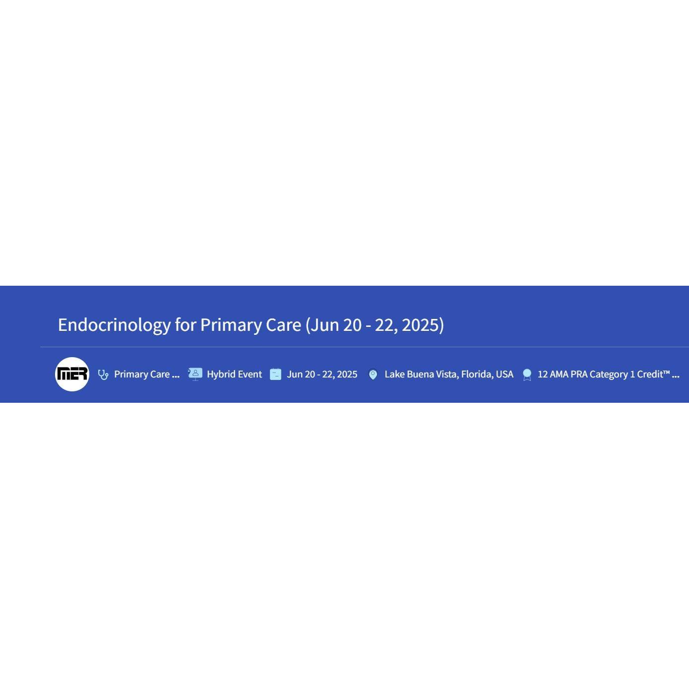 Endocrinology for Primary Care 2025