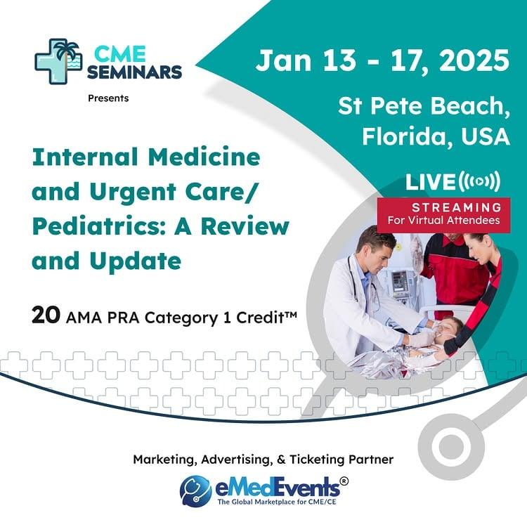 Internal Medicine and Urgent Care-Pediatrics: A Review and Update 2025