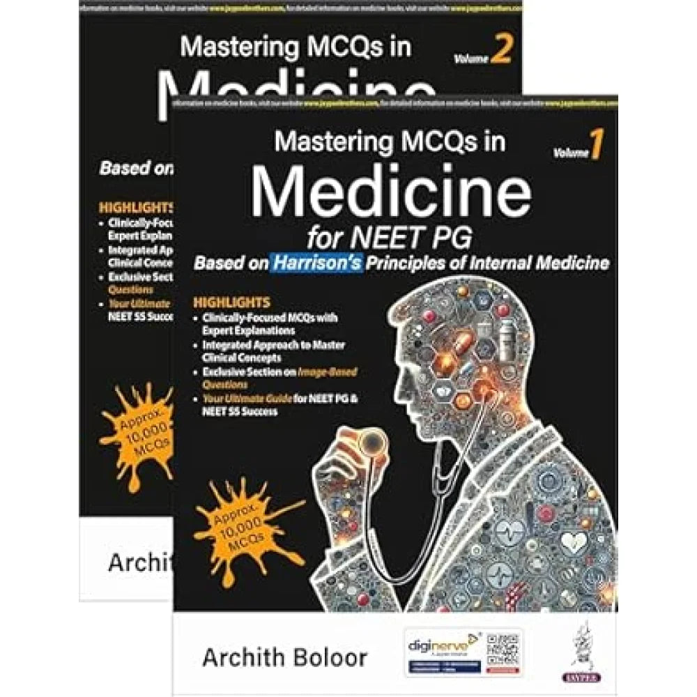 Mastering MCQs in Medicine for NEET PG (2 Volumes) (Converted PDF)