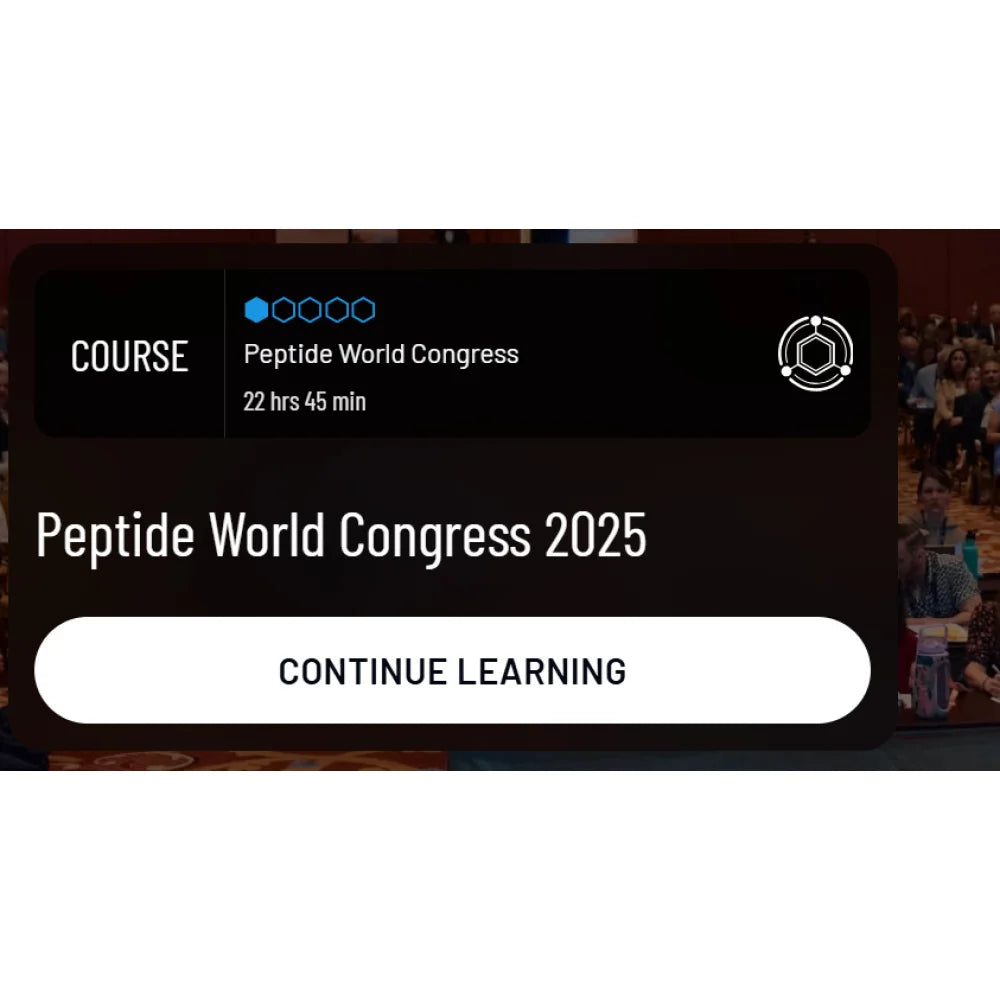 Seeds Scientific Research & Performance Peptide World Congress 2025