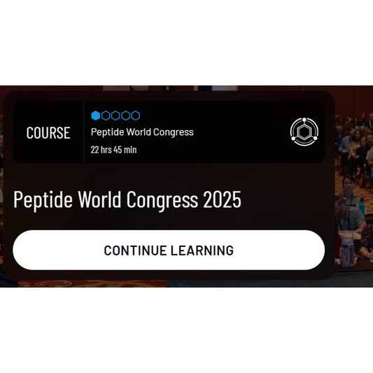 Seeds Scientific Research & Performance Peptide World Congress 2025