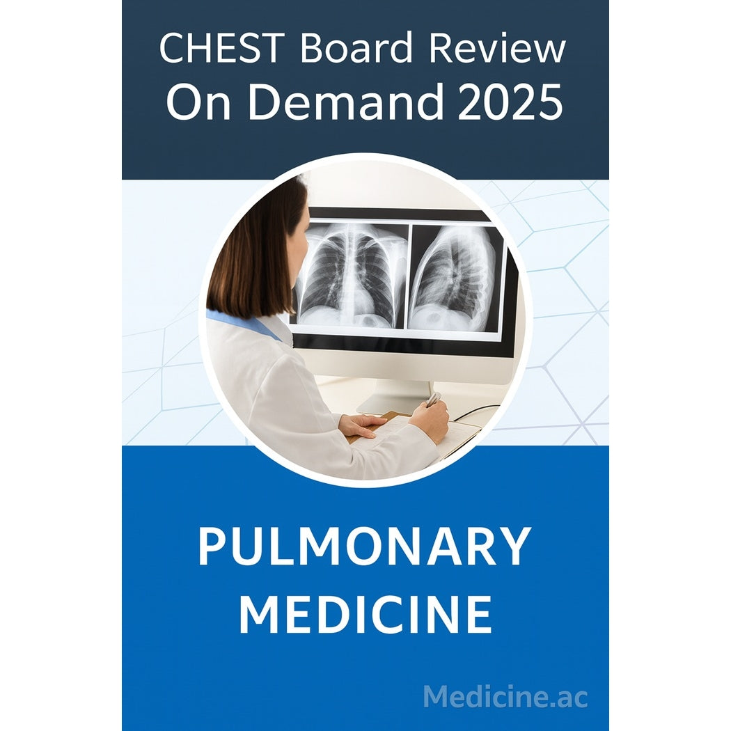 CHEST Board Review On Demand 2025 : Pulmonary Medicine