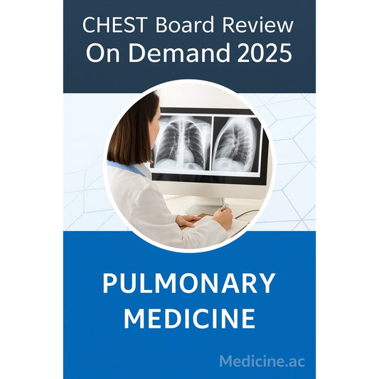 CHEST Board Review On Demand 2025 : Pulmonary Medicine