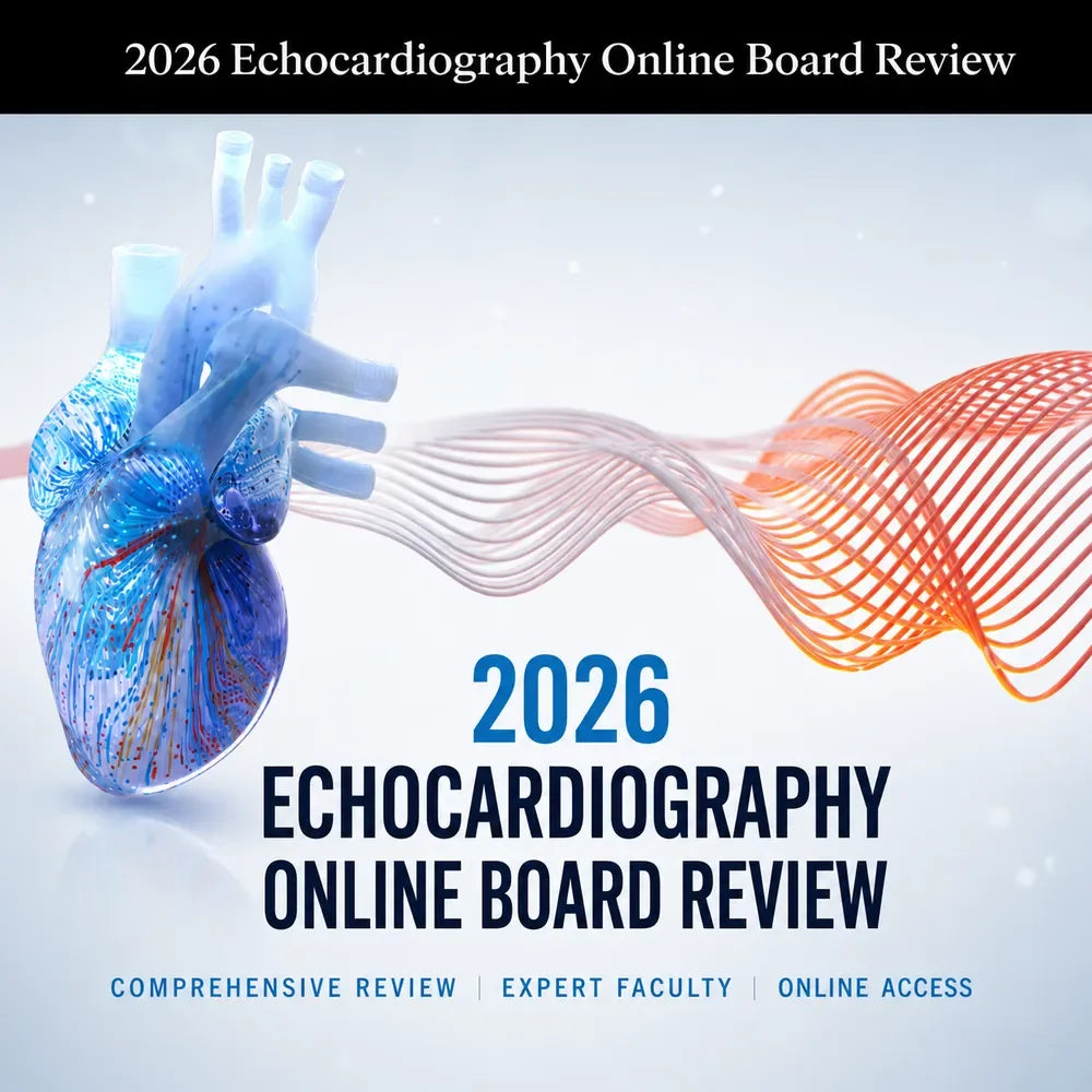 Mayo Clinic Echocardiography Online Board Review 2026